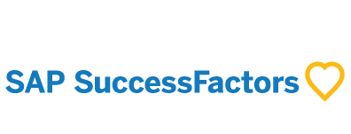 SAP SuccessFactors logo with yellow heart at end